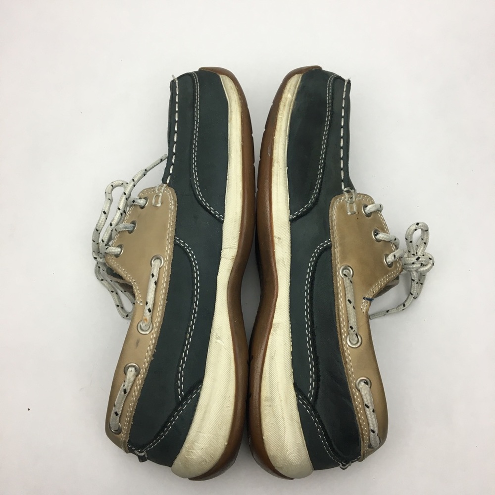 Rockport Works steel toe top sider boat shoe